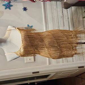 NWOT Chicme Women's sz M Sequins Mini Dress w/adjustable straps